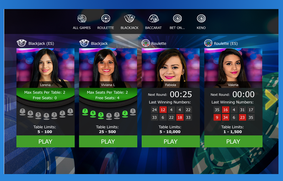 Atlantic Casino cashback live dealers