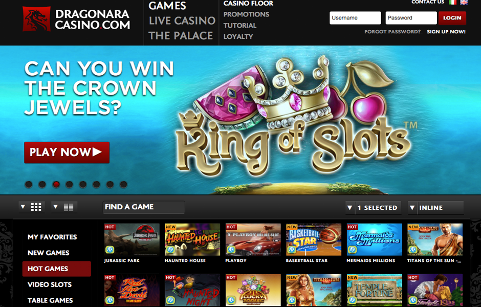 Dragonara casino home cashback