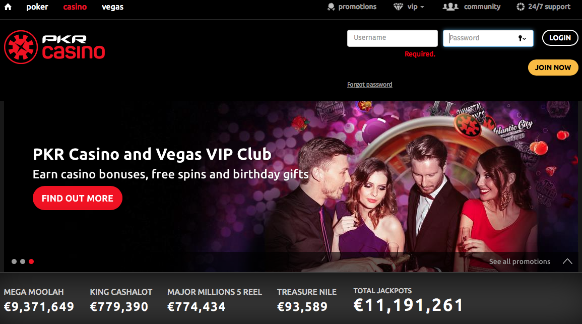 pkr casino homepage cashback