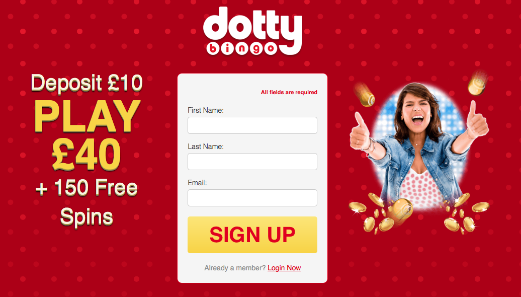 dotty bingo cashback winner