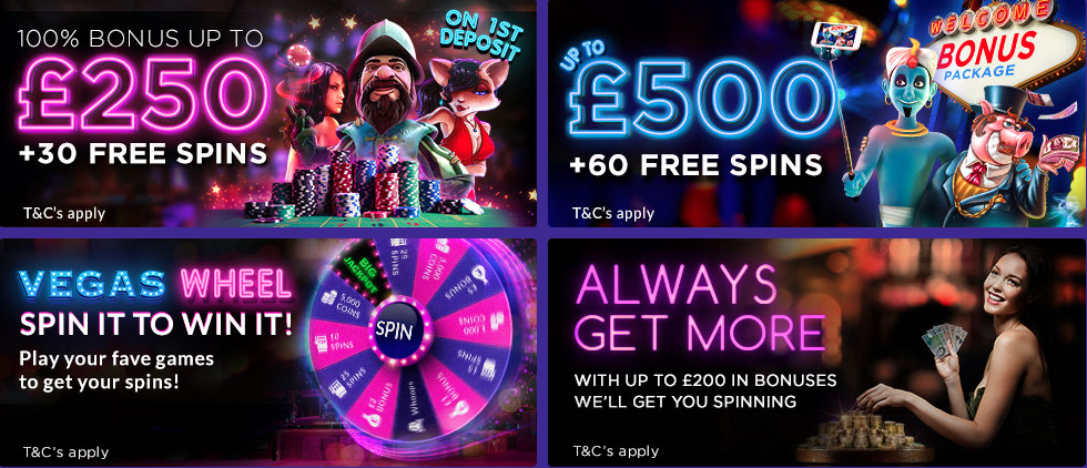 Vegas Spins bonuses